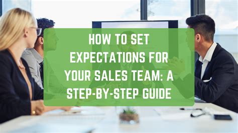 expectations of sales reps
